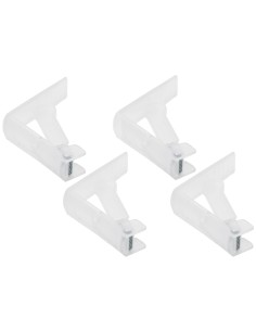 ACCESSORI: vendita online 4 FERMATOVAGLIE TRASPARENTE EVA A MOLLA RESISTENTI in offerta