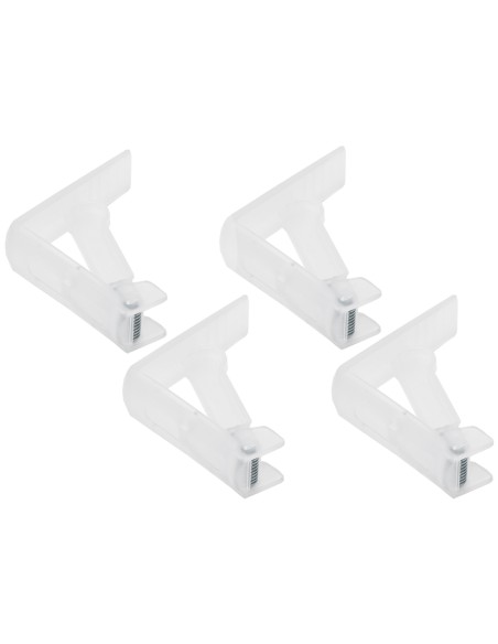 ACCESSORI: vendita online 4 FERMATOVAGLIE TRASPARENTE EVA A MOLLA RESISTENTI in offerta