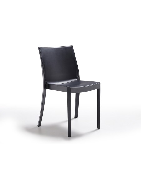 SEDIE: vendita online PERLA SEDIA 47X55X82H NERO in offerta