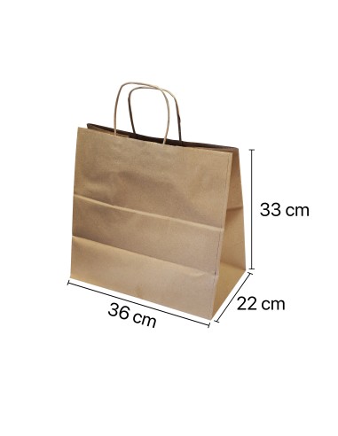 ACCESSORI: vendita online TAKE AWAY CONFEZIONE 50 BUSTE CM.36X22X33 AVANA in offerta