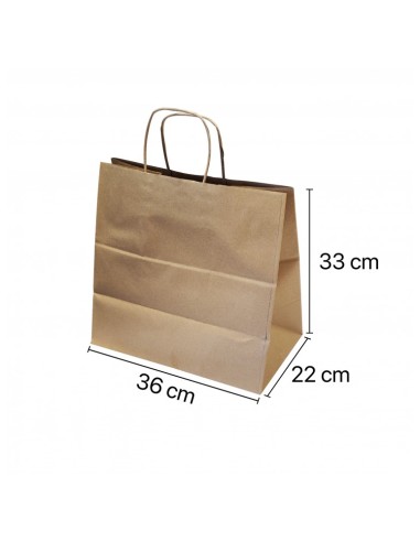 ACCESSORI: vendita online TAKE AWAY CF 50 BUSTE CM.36X22X33H AVANA in offerta