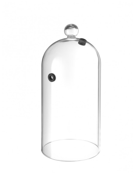 ACCESSORI: vendita online CAMPANA IN VETRO CON SFIATO PER AFFUMICATURA D.130X282H, CAMPANA PER COCKTAIL HENDI in offerta