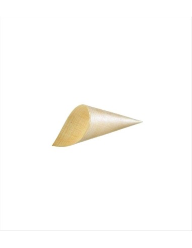 FINGER FOOD BAMBÙ: vendita online CONO LEGNO PICCOLO CONFEZIONE 50 PZ. CM.4,5X12,5 in offerta