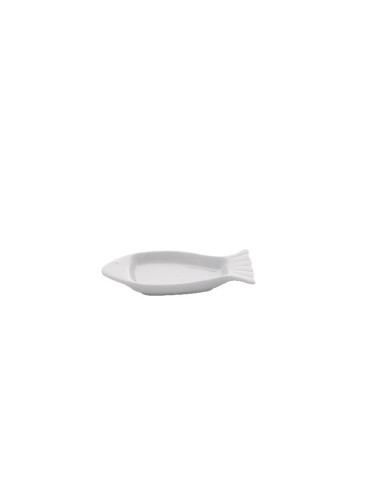 FINGER FOOD PORCELLANA: vendita online PIATTINO PESCE CONFEZIONE 12 PZ. CM.10,5X5X1,6 in offerta