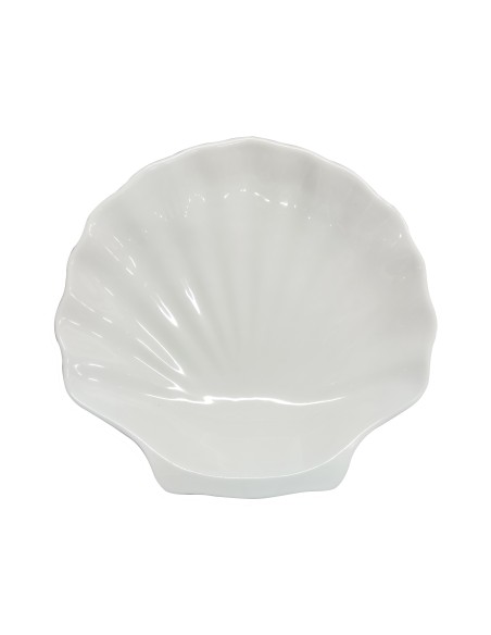 VASSOI-TAGLIERI: vendita online COPPA CONCHIGLIA CM.33X31 MELAMINA BIANCO in offerta