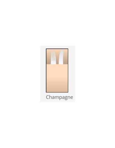 TOVAGLIETTE-RUNNER-SOTTOBICCHIERI: vendita online POCKET CONFEZIONE 50 TOVAGLIOLI PORTAPOSATE 40X30 CHAMPAGNE in offerta