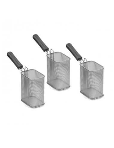 ACCESSORI: vendita online SET 3 SETTORI PICCOLI PER CUOCIPASTA INOX CM.14X10,5 H.18 LT.2,3 in offerta