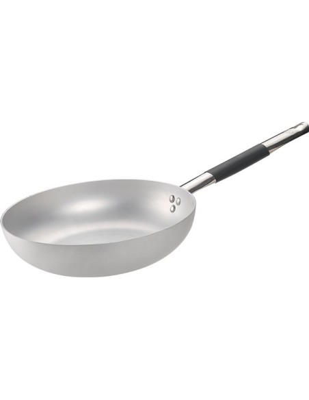 ALLUMINIO INDUZIONE MM.3: vendita online PADELLA COOL ALTA IN ALLUMINIO 3MM CM.28 CON 1 MANICO E FONDO INDUZIONE 8MM BALDASSA...