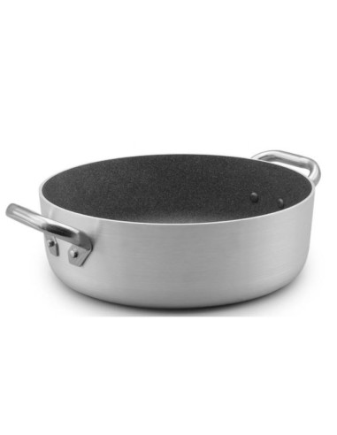 ALLUMINIO: vendita online SHARK SKIN CASSERUOLA BASSA CM.32 mm.3 ALLUMINIO 2 MANICI in offerta