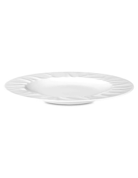 PIATTI: vendita online PIATTO PIANO TONDO HOTEL VENICE CM 28 SELTMANN PORCELLANA BIANCO in offerta