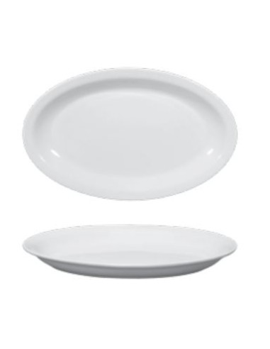 PIATTI: vendita online PIATTO OVALE ROMA 35CM BIANCO STANDARD PORCELLANA SATURNIA in offerta