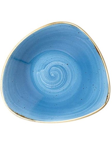 PIATTI: vendita online CIOTOLA TRIANGOLARE BLU CHURCHILL STONECAST BLU PORCELLANA 24 CM in offerta