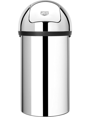 PATTUMIERE-GETTACARTE: vendita online PUSH BIN 60L INOX LUCIDO in offerta