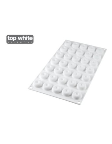 STAMPI-TAGLIAPASTA: vendita online MICRO SAVARIN5-STAMPO IN SILICONE N.35 MICRO BIANCO in offerta