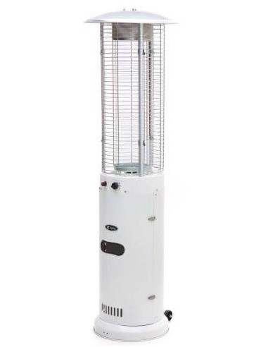 STUFE: vendita online STUFA A GAS GPL A FUNGO CILINDRO TERMOPATIO DA ESTERNO BIANCO OPACO in offerta
