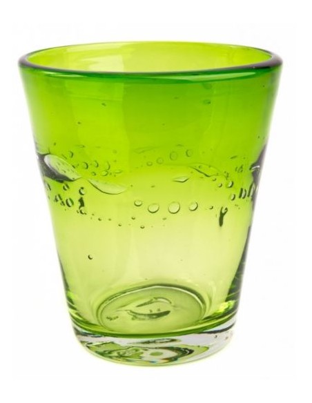 BICCHIERI: vendita online BICCHIERE ACQUA COLOR VERDE IN PASTA DI COLORE ML.310 SAMOA COMTESSE in offerta
