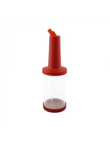 DOSATORI-DISPENSER: vendita online SPEED BOTTLE LT.1 SUCCHI E SALSA GETTO RAPIDO ROSSO in offerta