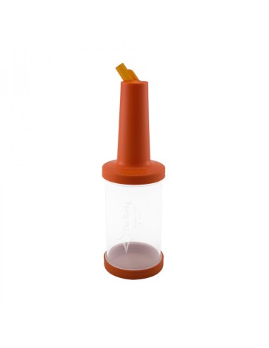 DOSATORI-DISPENSER: vendita online SPEED BOTTLE LT.1 SUCCHI E SALSA GETTO RAPIDO ARANCIONE in offerta