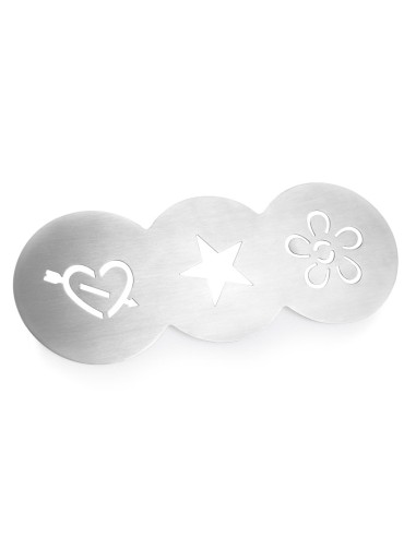 ACCESSORI: vendita online FOREVER STENCIL DECORA-CAPPUCCINO INOX in offerta