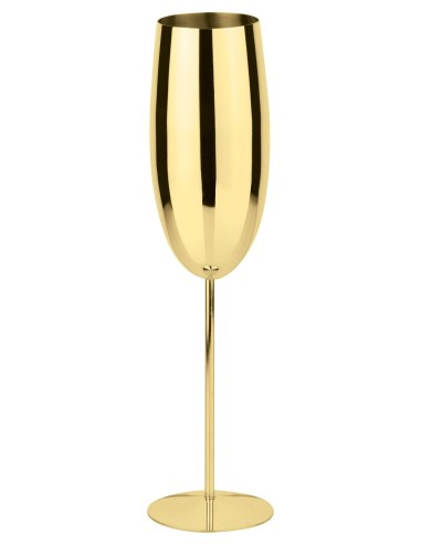 BOCCALI-MUG-CALICI: vendita online FLUTE CHAMPAGNE MI 270 INOX/ORO in offerta