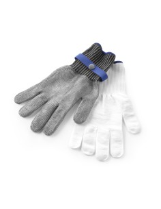 ACCESSORI: vendita online SET GUANTI ANTITAGLIO GRADO F – ACCIAIO INOX + HPPE – AMBIDESTRI, ALIMENTARI, SICUREZZA CUCINA PROF... 2