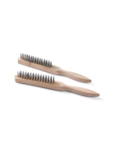 ACCESSORI: vendita online SET 2 SPAZZOLE METALLICHE MM.290 PER PULIZIA PIASTRE E GRIGLIE HENDI in offerta