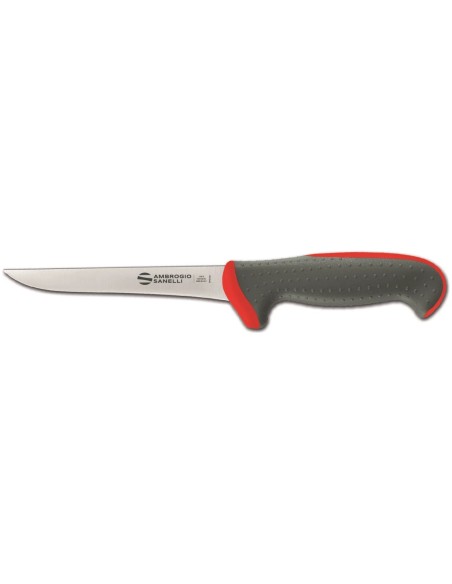 TECNA: vendita online COLTELLO DISOSSO STRETTO TECNA ROSSO 14 CM AMBROGIO SANELLI in offerta