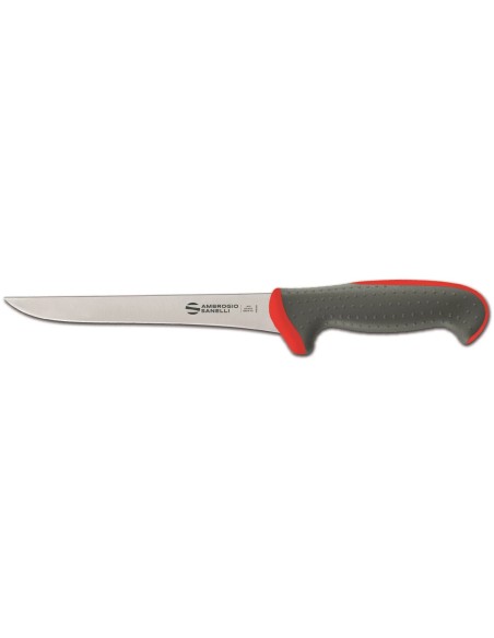 TECNA: vendita online COLTELLO DISOSSO STRETTO TECNA ROSSO 18 CM AMBROGIO SANELLI in offerta