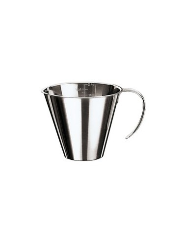 BROCCHE-CARAFFE GRADUATE: vendita online MISURINO GRADUATO IMPILABILE LT 0,5 INOX in offerta