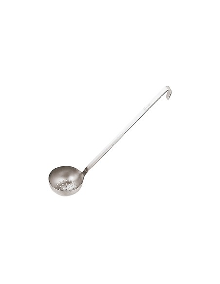 MESTOLAME: vendita online MESTOLO FORATO UNIPEZZO CM8 INOX in offerta