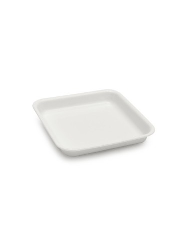 VASSOI-TAGLIERI: vendita online VASSOIO IN METACRILATO PER USO ALIMENTARE CM.22X22X3,5 BIANCO in offerta