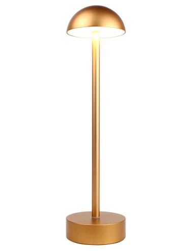 LAMPADE DA TAVOLO: vendita online LARIO LAMPADA CORDLESS A LED ORO SATINATO in offerta