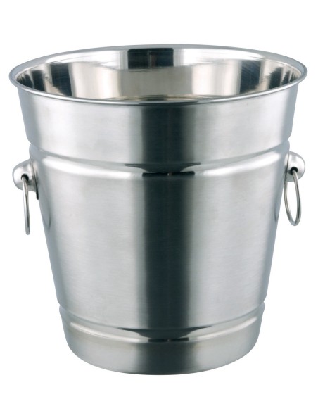 PORTAGHIACCIO-SECCHIELLI-INVINATORI: vendita online EASY SECCHIELLO CHAMPAGNE CON ANELLI D 20 CM IN ACCIAIO INOX ILSA in offerta