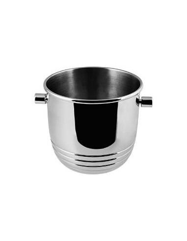 PORTAGHIACCIO-SECCHIELLI-INVINATORI: vendita online SECCHIELLO CHAMPAGNE IN ACCIAIO INOX 18/10 DIAMETRO CM 22 H 20CM ILSA in ...