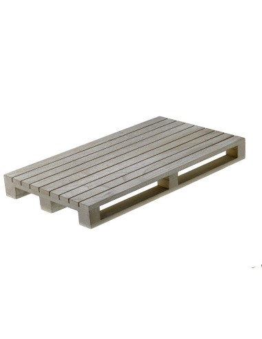 VASSOI-TAGLIERI: vendita online TAGLIERE PALLET CM.35x20x3,5 BIANCO DECAPATO in offerta