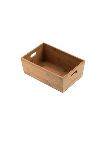 ALZATE-PORTATORTE-ESPOSITORI: vendita online CESTINO RETT.BAMBOO CM20X15X9 in offerta