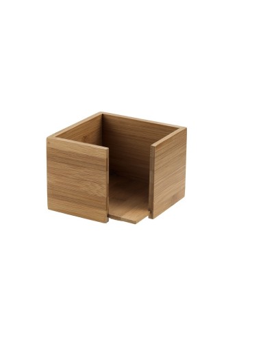 ALZATE-PORTATORTE-ESPOSITORI: vendita online PORTATOVAGLIOLI CM.14X14X10 IN BAMBOO NATURALE LEONE DECORAZIONI in offerta