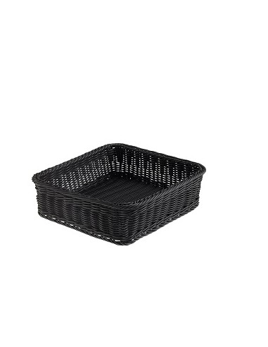 CESTE ESP.POLYRATTAN: vendita online VANITY CESTINO QUADRATO G 2/3 BLACK in offerta