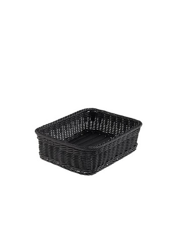 CESTE ESP.POLYRATTAN: vendita online VANITY CESTINO RETT.G 1/2 BLACK in offerta