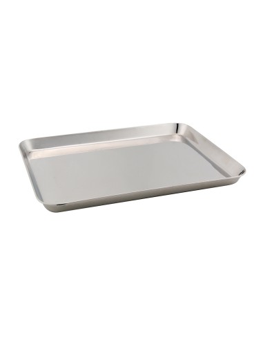 VASSOI-TAGLIERI: vendita online VASSOIO DA VETRINA CM 39X28 IN ACCIAO INOX ILSA in offerta