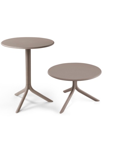 TAVOLI: vendita online SPRITZ TAVOLO DIAMETRO 60,5X76,5 TORTORA in offerta