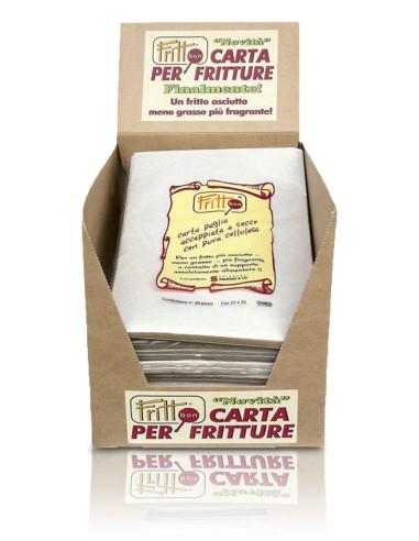 CARTA FRITTURE: vendita online CF 50 FOGLI CARTA FRITTURE T.VIVO 38X50 in offerta