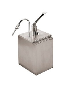 DOSATORI-DISPENSER: vendita online DOSA CREME ACCIAIO CM 20X16 H23CM PADERNO in offerta