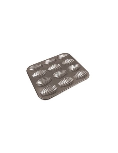 STAMPI-TAGLIAPASTA: vendita online STAMPO PER MADELEINES ANTIADERENTE   CM26X20 H1,4 (CUP.7,2X4CM) in offerta