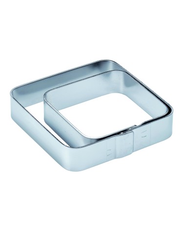 STAMPI-TAGLIAPASTA: vendita online FASCIA INOX QUADRATA CON ANGOLI TONDI MM.70X70X20 PAVONI in offerta