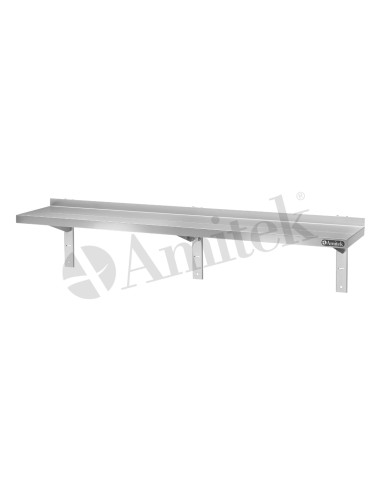 ARREDO E ACCESSORI INOX: vendita online MENSOLA MES143 VH22 MM.1400X300X70H in offerta