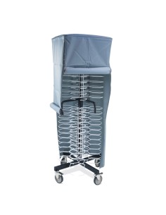 CARRELLI PORTATEGLIE-PIATTI: vendita online RIVESTIMENTO IN PVC PER COLONNA PORTAPIATTI ART.3010 METALCARRELLI in offerta