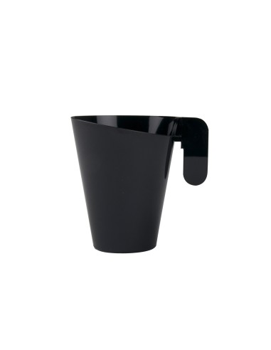 FINGER FOOD PLASTICA: vendita online DESIGN TAZZA CAPPUCCINO CONFEZIONE 12 PZ. NERO 155CC in offerta