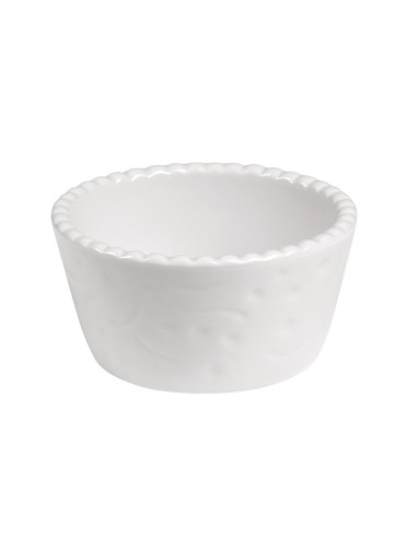 FINGER FOOD PORCELLANA: vendita online SOUFFLÈ CORDONATO BIANCO CM11X6 in offerta