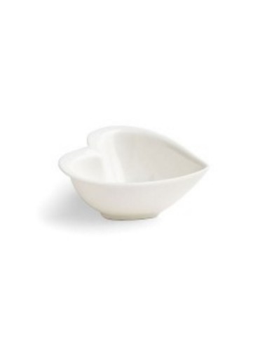 FINGER FOOD PORCELLANA: vendita online CIOTOLA CUORE ALTA MINIPARTY CM 11X11 H5 BIANCO TOGNANA PORCELLANE in offerta